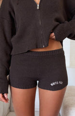 Floating By Knit Shorts Chocolate