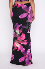 Sweet Salutations Maxi Skirt Purple Haze