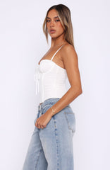 Way You Feel Bustier White