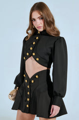 THINK ABOUT ME BLOUSE IN BLACK