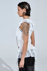 PLAY WITH MY HEART RUFFLE JERSEY