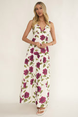 Begonia Drop Waist Maxi Dress Allegra Floral