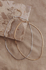 Dannielle Flat Link Chain Set Two-Tone Mixed