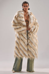 HARLOW PATCHWORK FAUX FUR