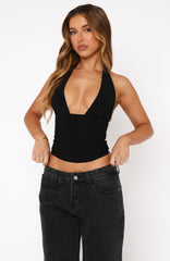 Again And Again Bustier Black