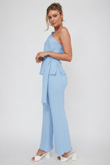Austin City Textured Pants Blue