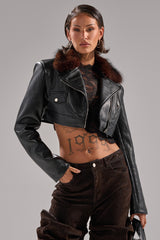 VICTORIA FUR TRIM MOTO