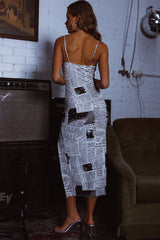 Comme Ci, Comme Ca Strapless Midi Dress White
