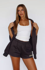 Take A Guess Lounge Shorts Charcoal