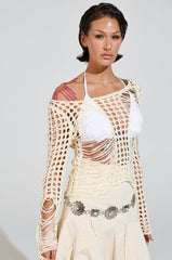 GINA LONG KNIT TOP