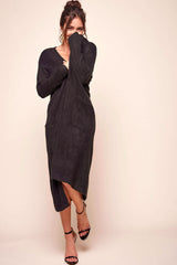 Brookhaven Cafe Long Sleeved Cardigan Black