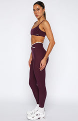 Form Leggings Plum/Cream