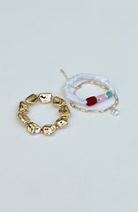 Aster Bracelet Set Gold