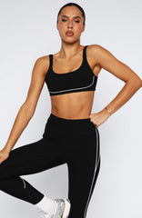 Strive Sports Bra Black/White