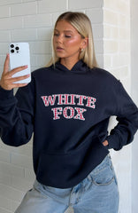Took The Fall Oversized Hoodie Navy