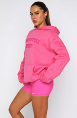 Winning Team Oversized Hoodie Bubblegum