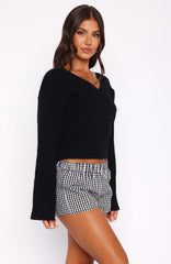 Brooklyn City Knit Sweater Black