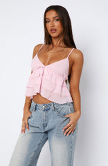 Chase Dreams Top Baby Pink