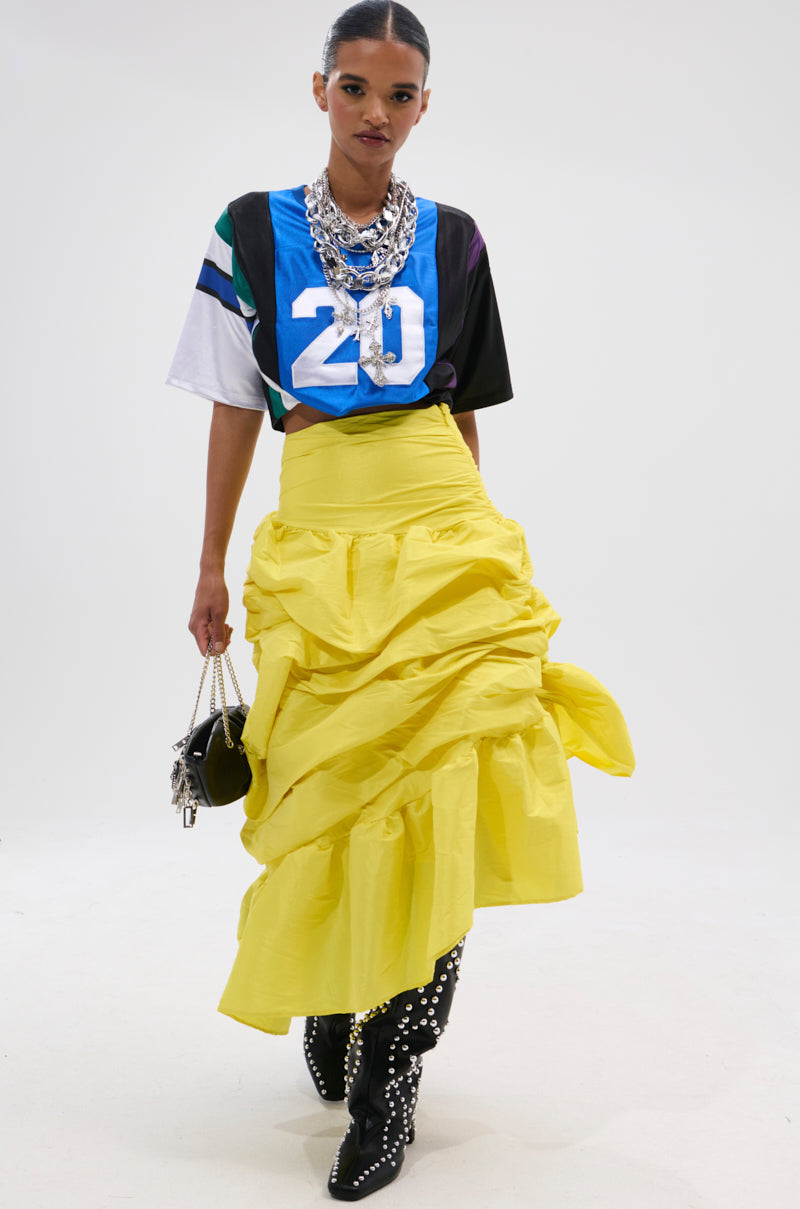 SUNSHINE MIDI SKIRT