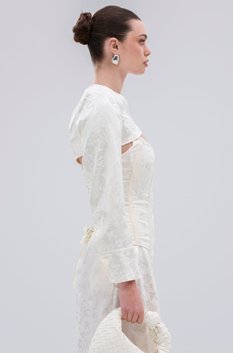 DAISY DOVE JACQUARD BLAZER