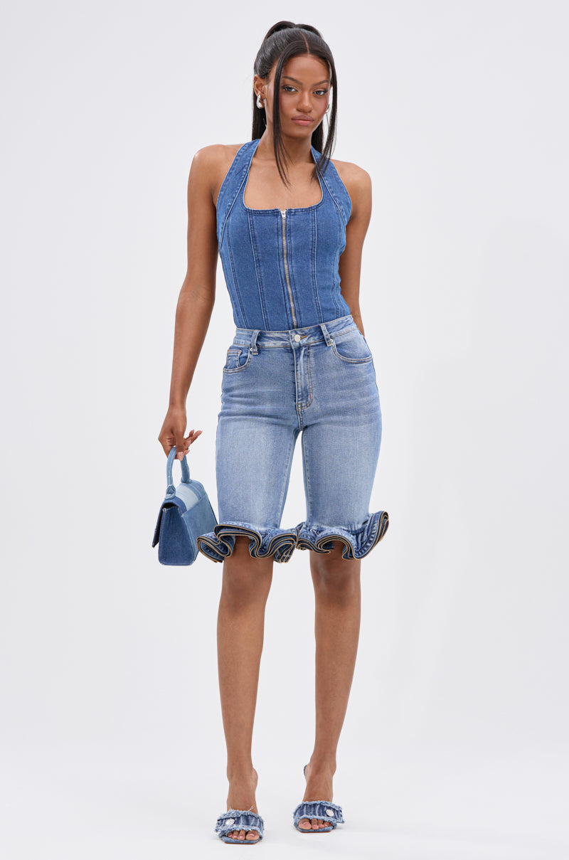 CALM AND COLLECTED CORSET TOP