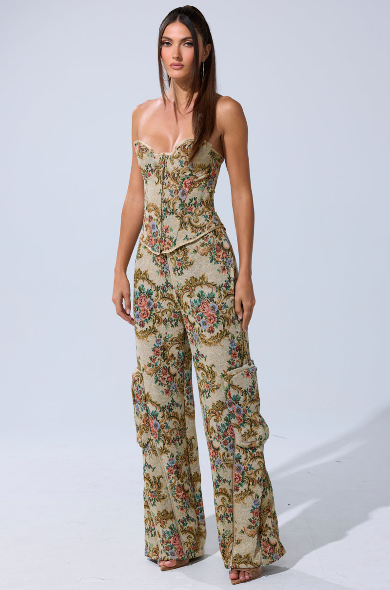 SHINE AWAY BROCADE CORSET