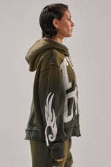 THE ONLY ONE ZIP SWEATSHIRT