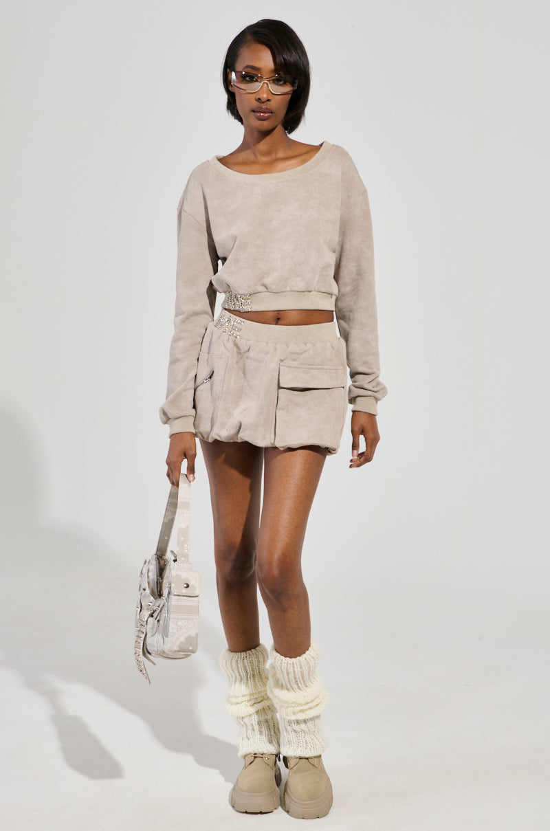 OFF-DUTY MINI SKIRT