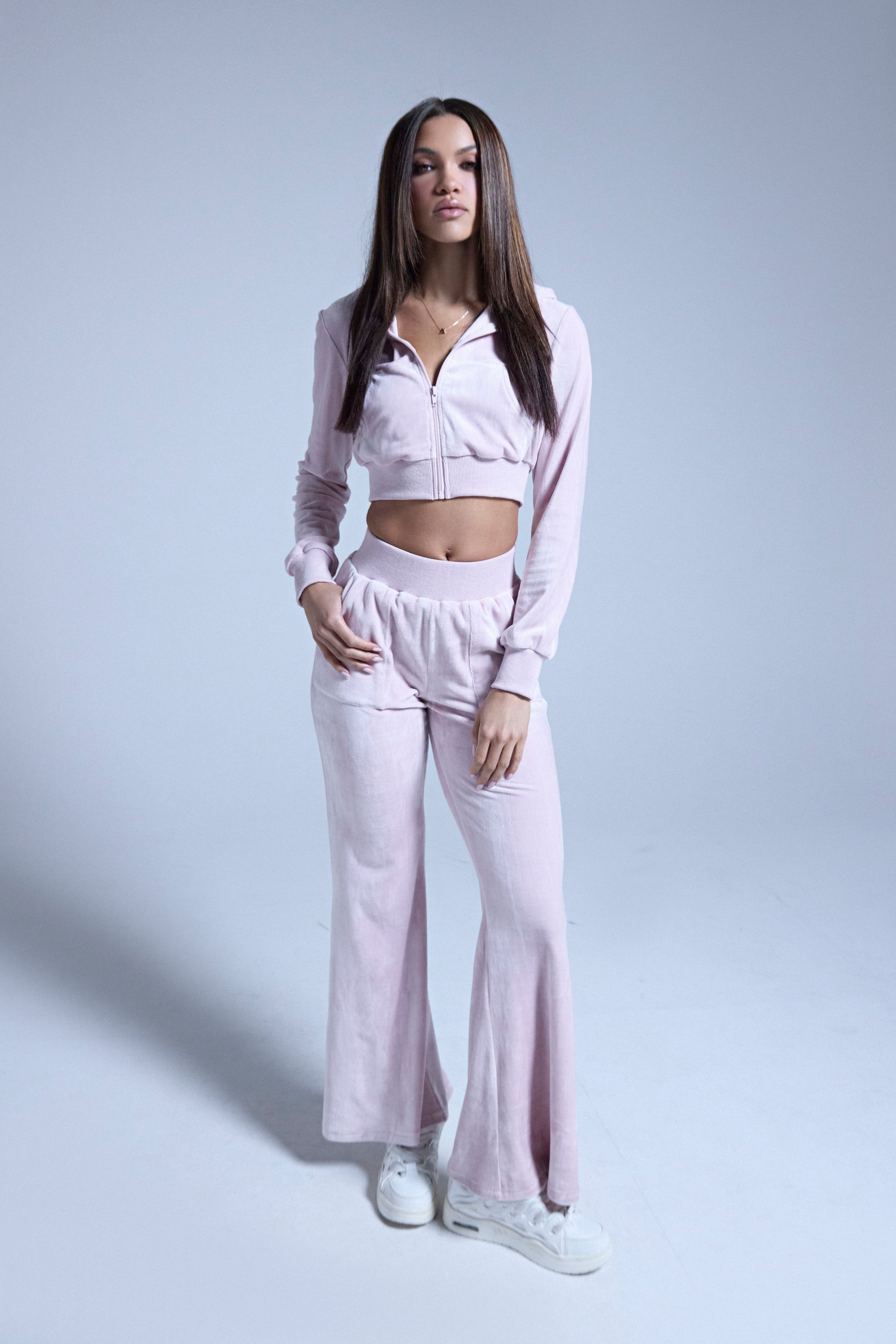 TAYLOR STRAIGHT LEG JOGGER IN PINK