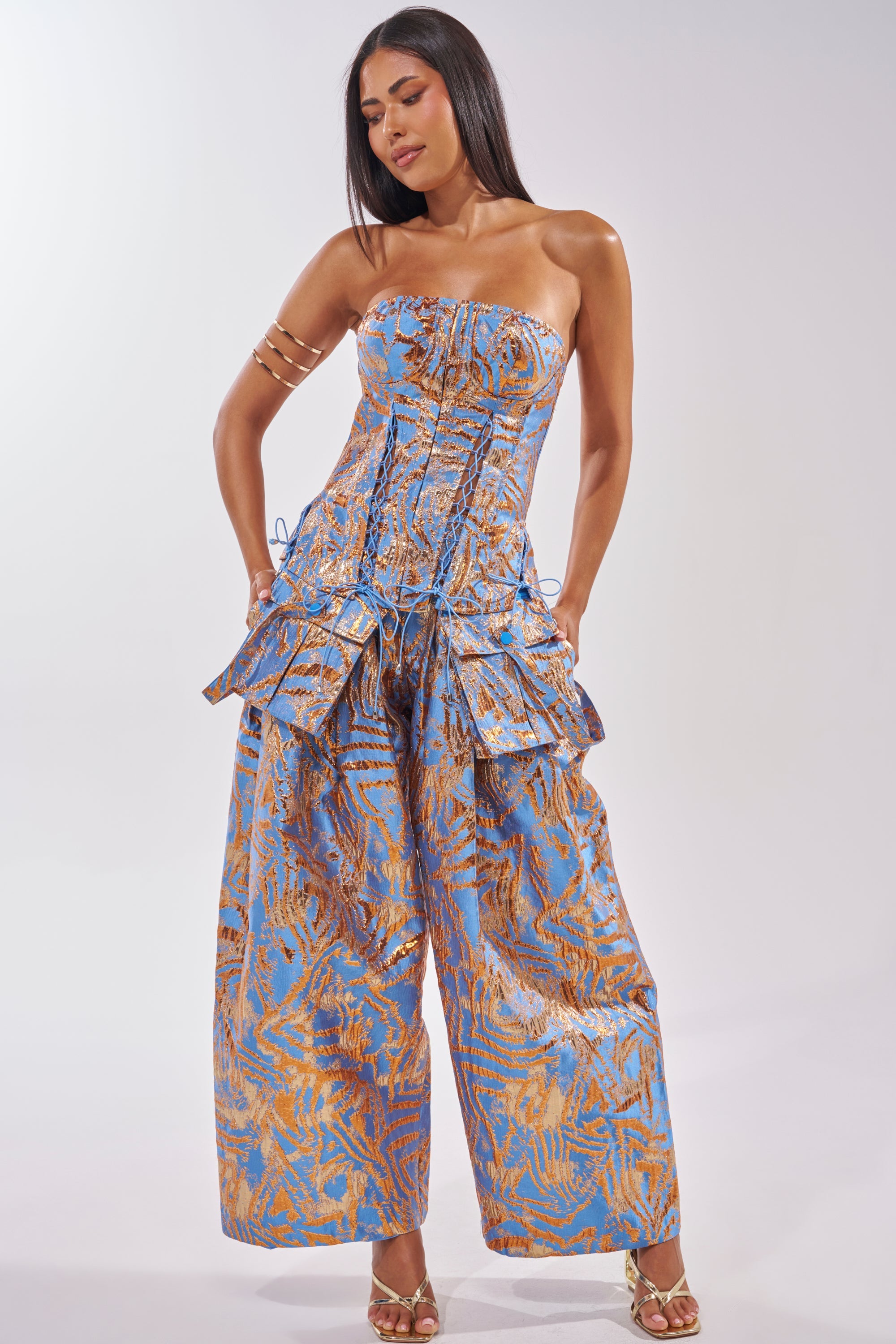 WAYS TO GO BROCADE CORSET