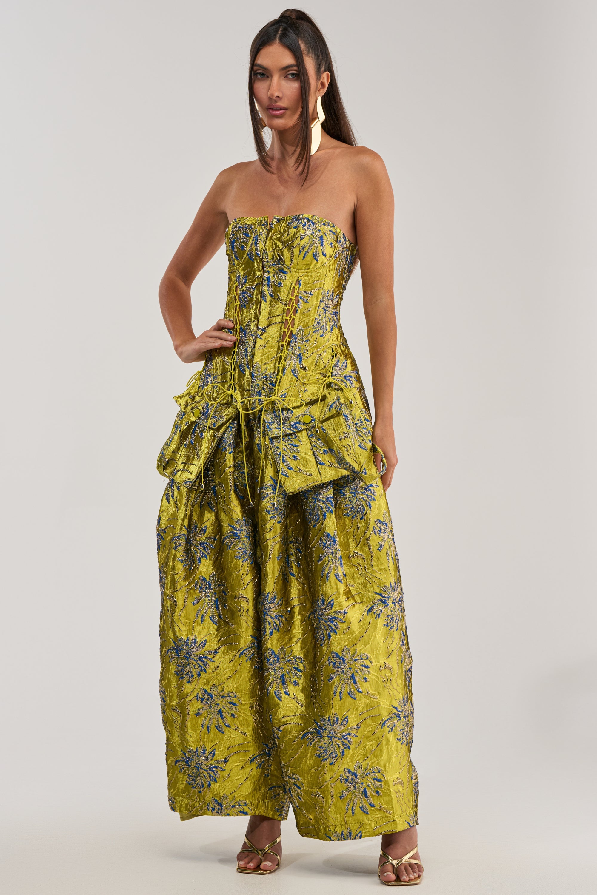CRAZY FOR YOU BROCADE CORSET