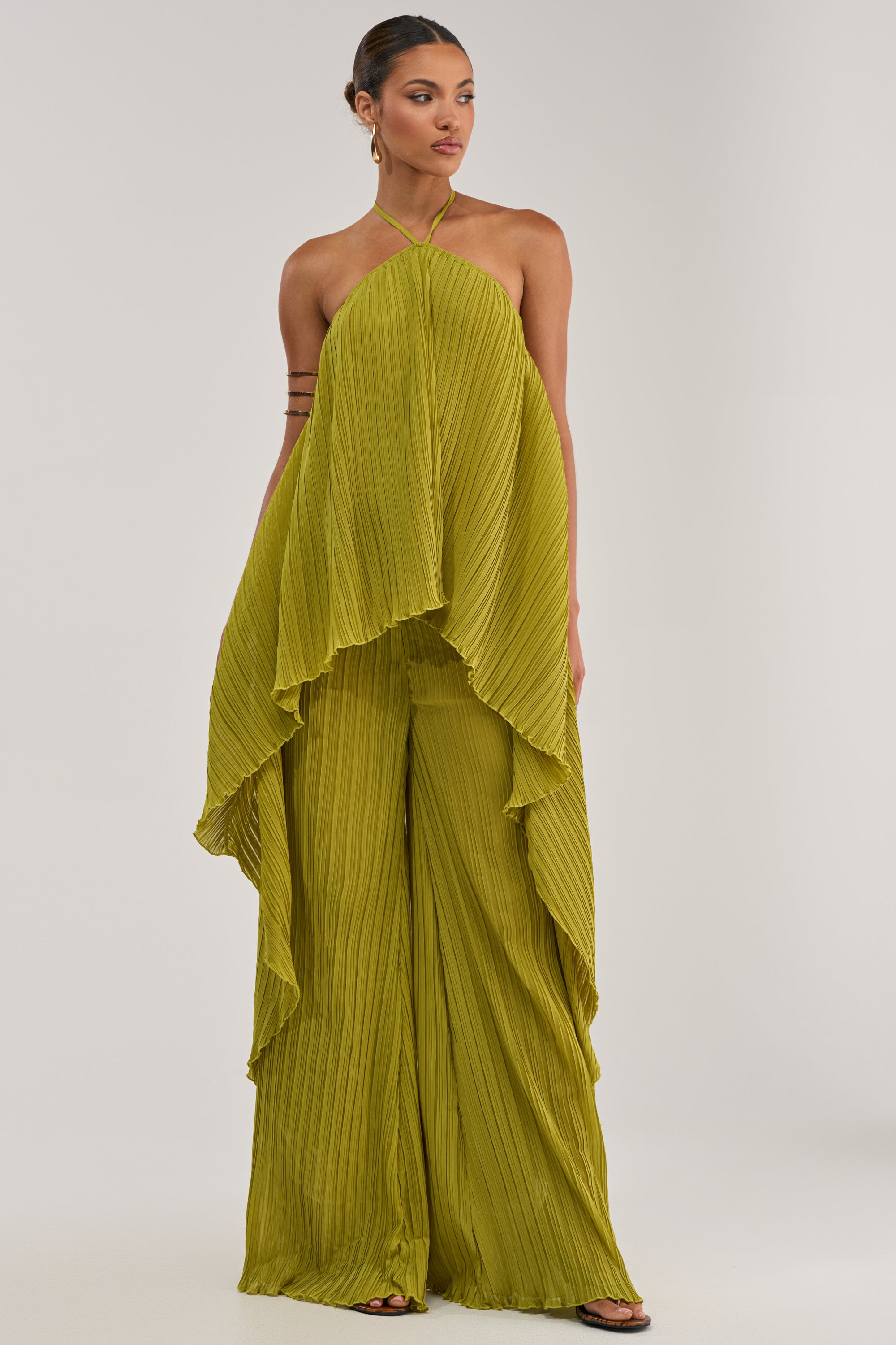 CRUSHIN ON YOU BLOUSE IN CHARTREUSE