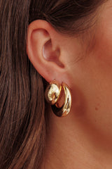 Casper Chunky Earrings Set Gold