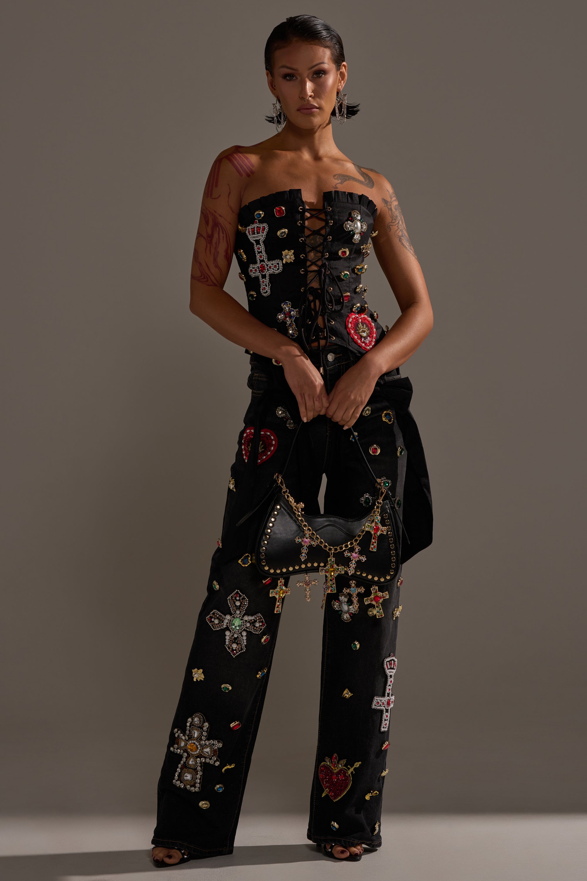 MAEVE EMBELLISHED CORSET