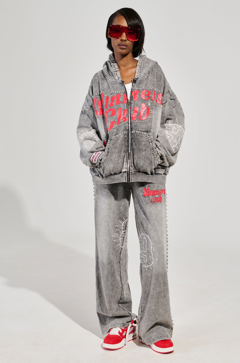 WINNERS CLUB ZIP UP SWEATSHIRT