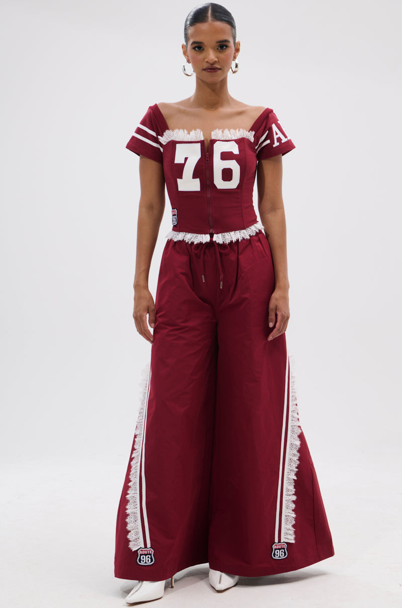 PLAY TIME IS OVER FRONT ZIP CORSET TOP