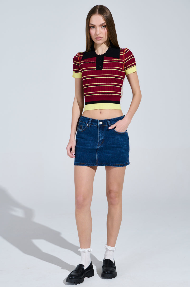 SCHOOL GIRL VIBES POLO