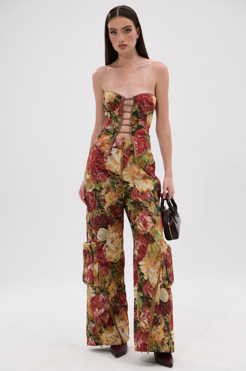 LILY BROCADE TROUSER