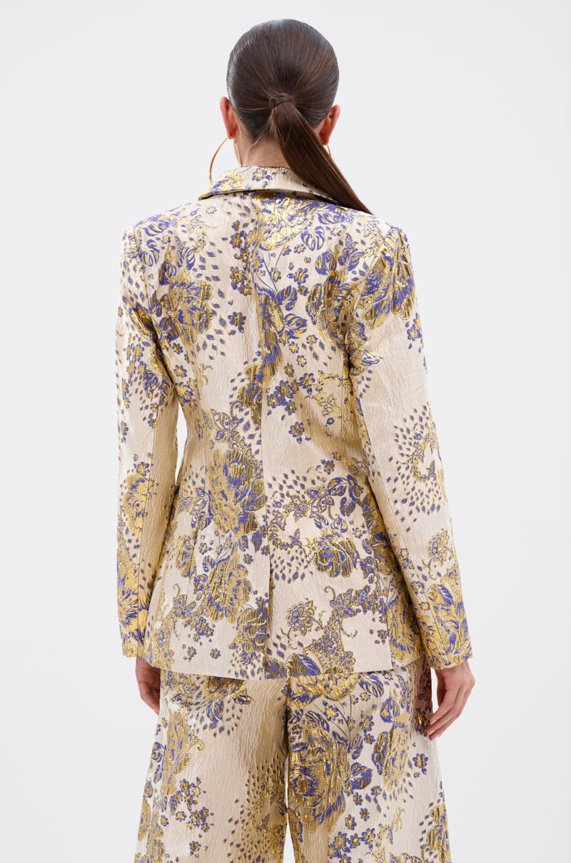GOLDIE BROCADE BLAZER