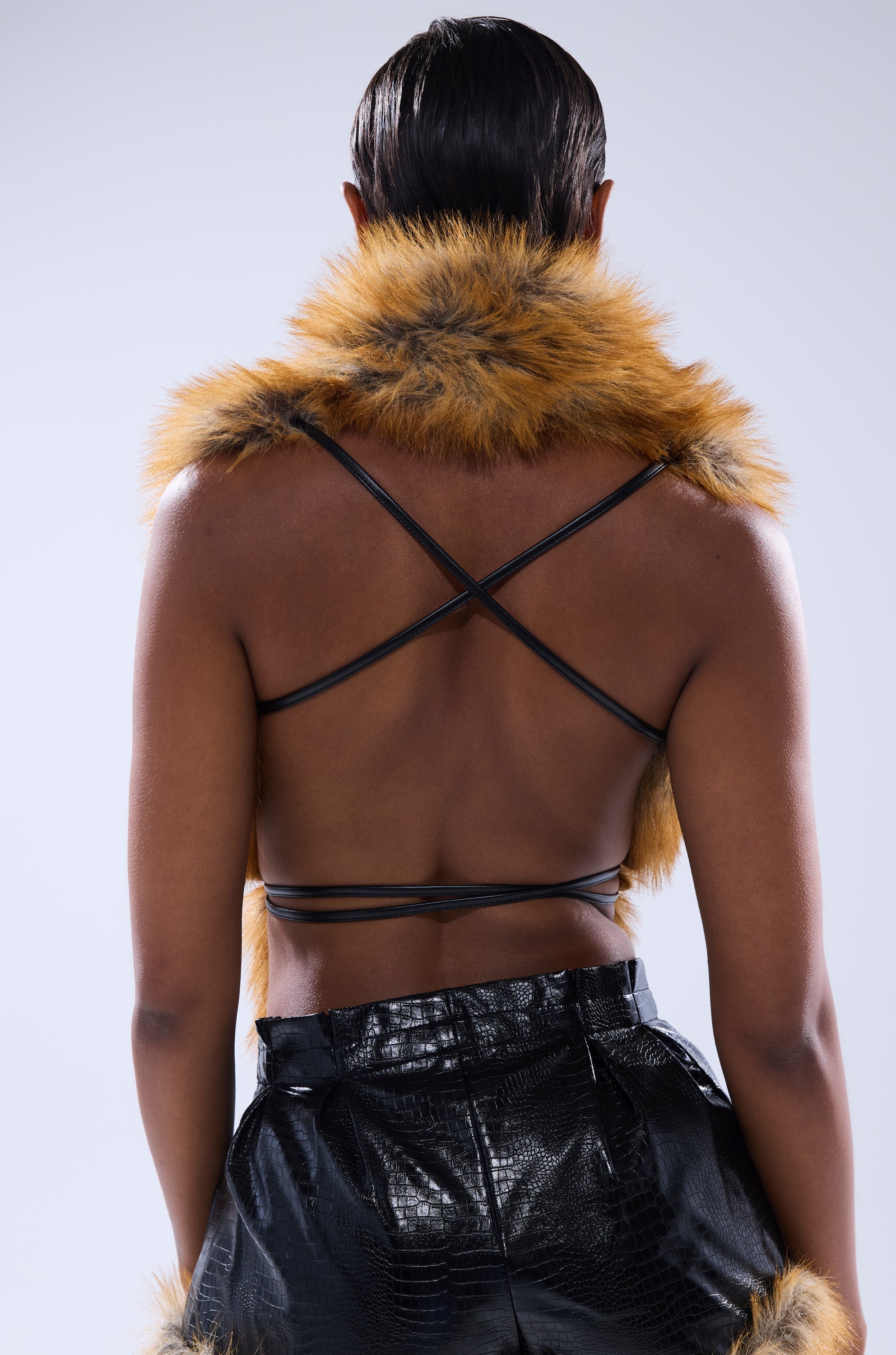 DONT TOUCH OR LOOK FUR BLOUSE