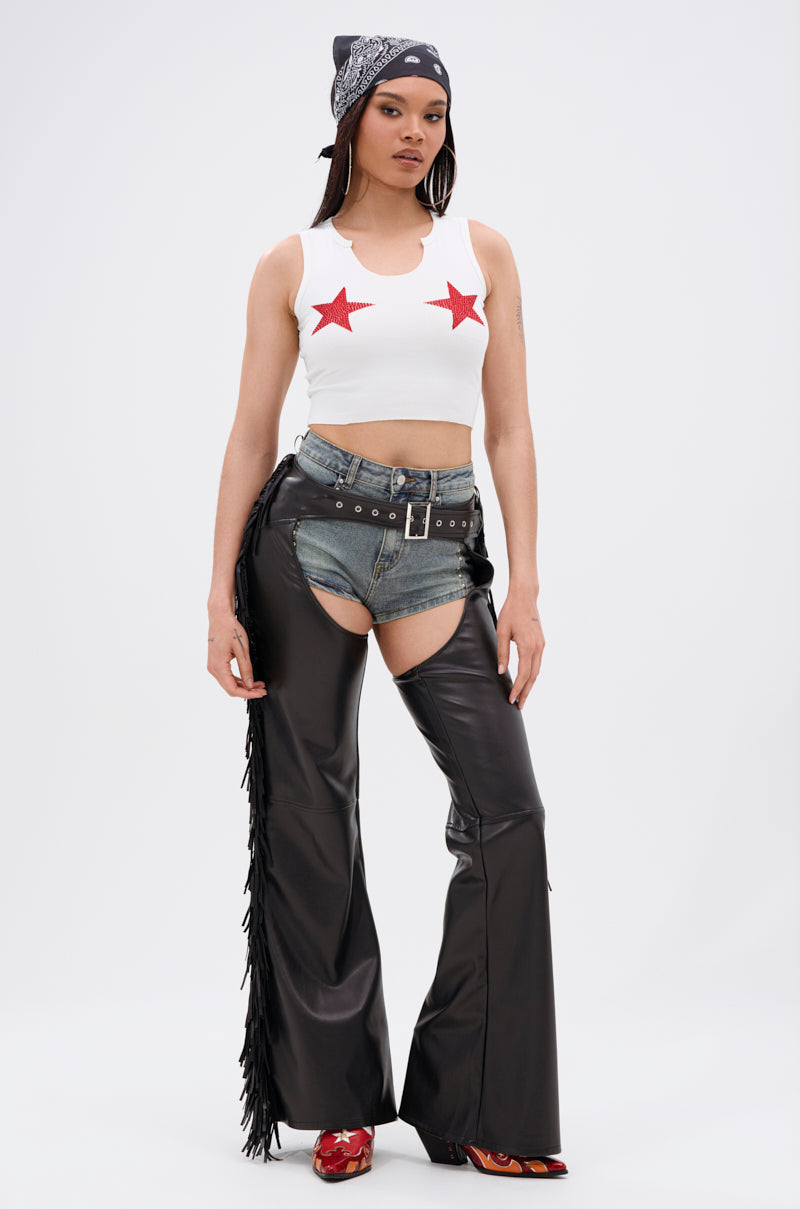 SEEING STARS CROPPED TANK TOP
