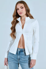 ZIP COLLAR SHIRT