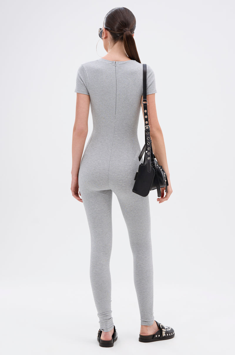 UNFORGETTABLE SHORT SLEEVE JUMPSUIT