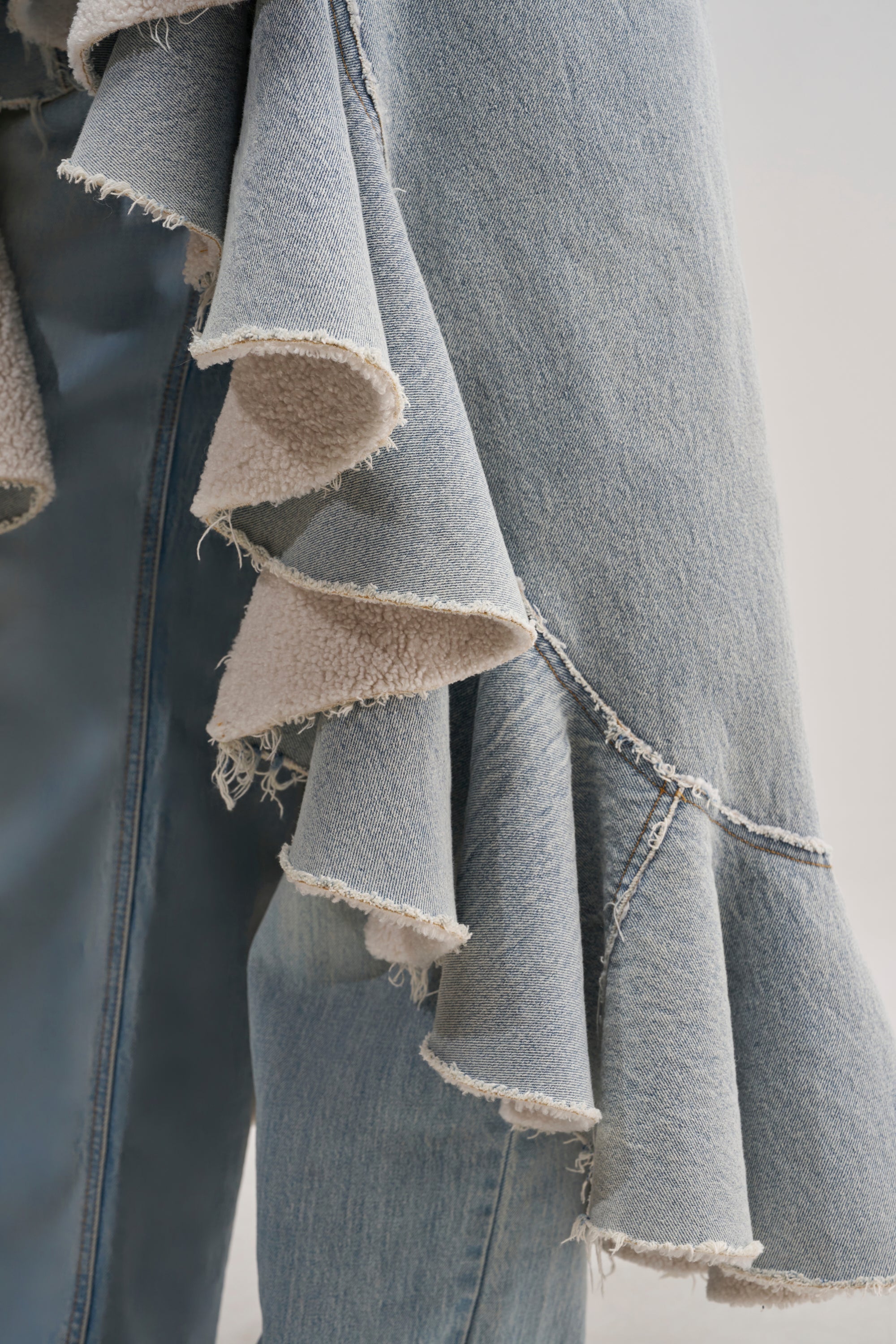AIN'T ABOUT THE MONEY DENIM TRENCH