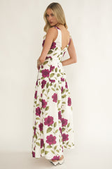 Begonia Drop Waist Maxi Dress Allegra Floral