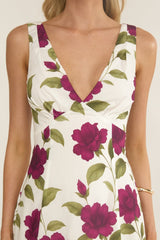 Begonia Drop Waist Maxi Dress Allegra Floral