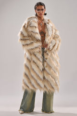 HARLOW PATCHWORK FAUX FUR