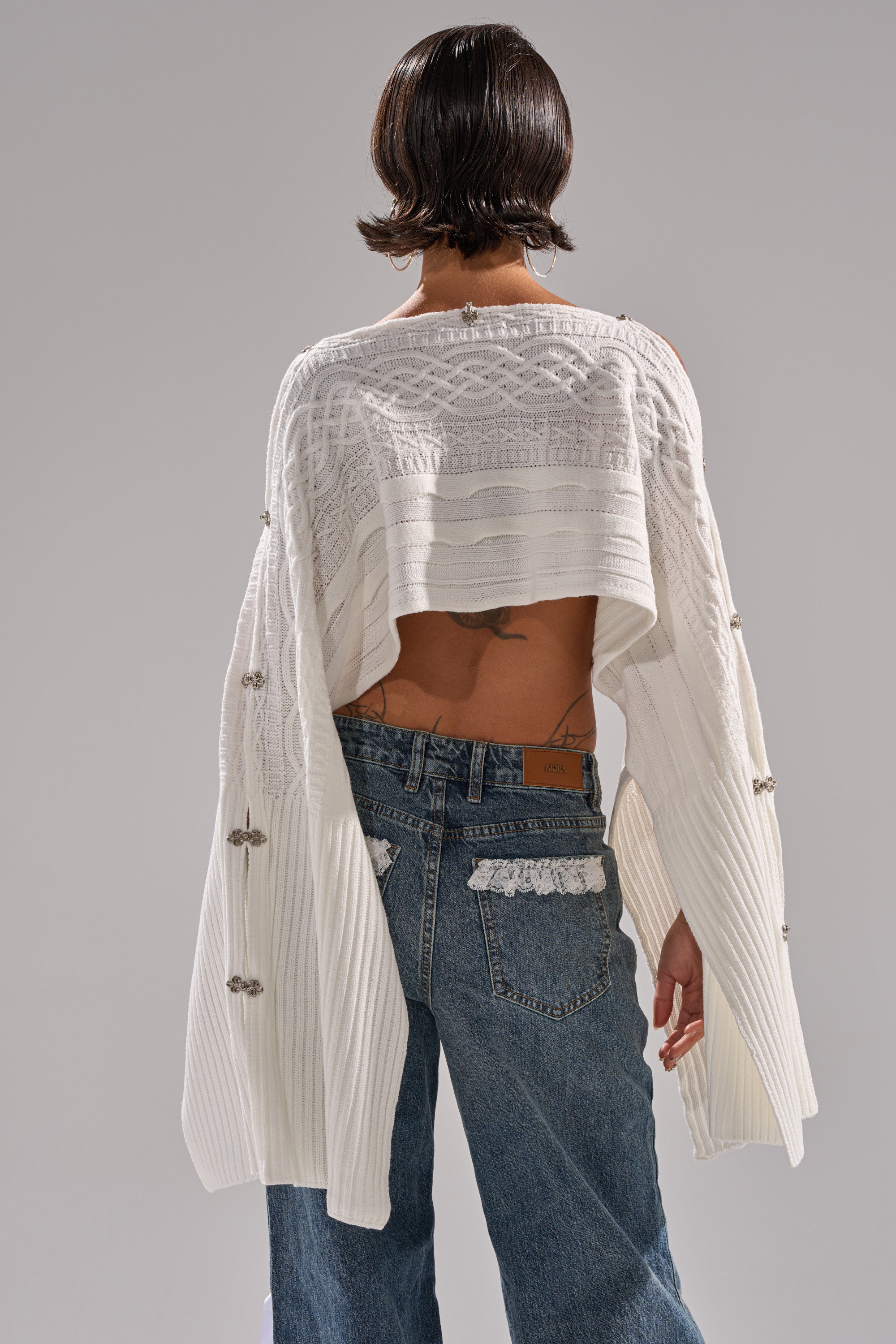 JOAN CABLE KNIT TOP