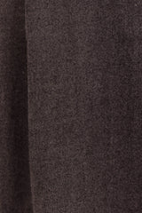 Diona Cashmere and Wool Fringed Scarf Grey