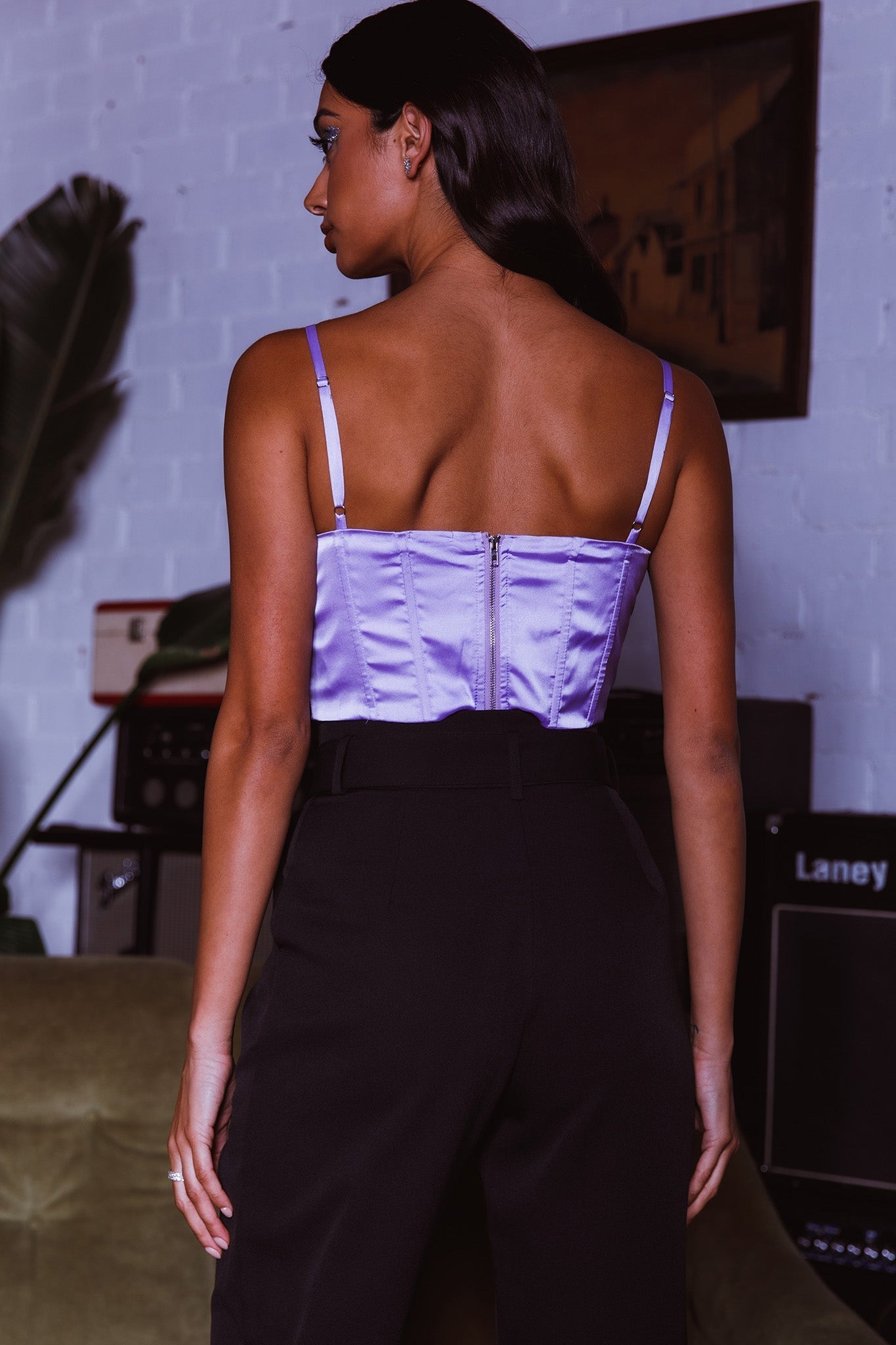 Chance Encounter Straight Leg Pants Black